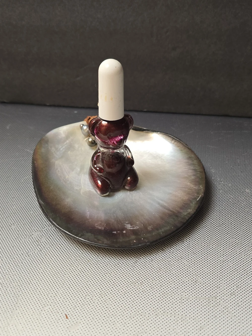 Y2k Fingr's Teddy Bear Metallic Red Nail Polish Nostalgia Rare Collectible